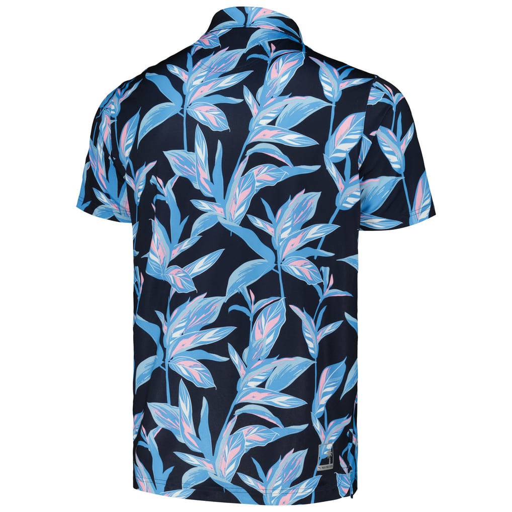 WM Phoenix Open Puma x PTC Floral MATTR Polo - Navy